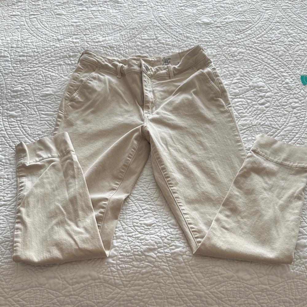 Womens Beige Pants